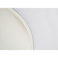 ケーアイジャパン ウォールミラー モーメント ウェーブ 495435 1個（直送品）