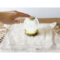 ケーアイジャパン テーブルライト ガラス製 無段階調光 充電式 クラルテ ボール LEDランタン 495439 1個（直送品）