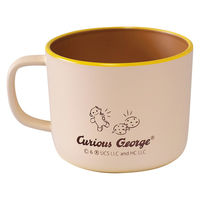カノー マグカップ おさるのジョージ CG 塗マグ アイボリー 495519 1個（直送品）