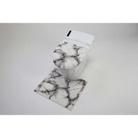 ヨコズナクリエーション ペーパーホルダーカバー マーブル柄 ホワイト 495787 1個（直送品）