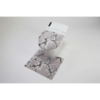 ヨコズナクリエーション ペーパーホルダーカバー マーブル柄 グレー 495788 1個（直送品）