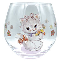 サンアート グラス 330ml まんまるグラス スイマー キャミー 496517 1個（直送品）