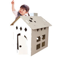 カーボーイ ダンボール 家 おえかきハウスN 498722 1個（直送品）