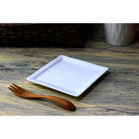 ネクスト プレート フレーム スクエアプレート Sサイズ 10.5cm 白 499191 1個（直送品）