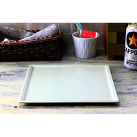 ネクスト プレート フレーム スクエアプレート Lサイズ 21.5cm 白木 499196 1個（直送品）