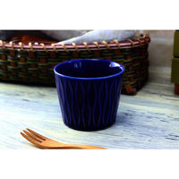 ネクスト コップ あやなみ 立涌ロックカップ 190ml ルリ 499190 1個（直送品）