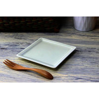 ネクスト プレート フレーム スクエアプレート Sサイズ 10.5cm 白木 499192 1個（直送品）