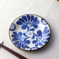 ネクスト 皿 琉球デイゴ 5寸 取り皿 16cm ブルー 499241 1個（直送品）