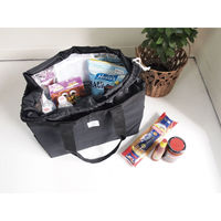 ティーライフ エコバッグ ヘンリースタジオ ショッピングバッグ レジカゴ対応 ブラック 532059 1個（直送品）