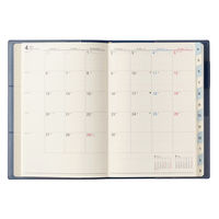 日本能率協会マネジメントセンター 【2026年4月版】NOLTY キャレル B6 バーチカル2 月曜始まり ネイビー 9092 1冊（直送品）