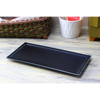 ネクスト プレート フレーム スクエア長角プレート 21.5cm 紺青 499202 1個（直送品）