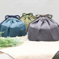 イエロースタジオ 保冷ランチ巾着 モノクローム ネイビー 491133 1個（直送品）