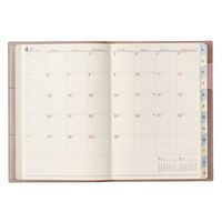 日本能率協会マネジメントセンター 【2026年4月版】NOLTY キャレル B6 バーチカル1 月曜始まり ピンク 9091 1冊（直送品）