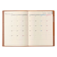 日本能率協会マネジメントセンター 【2026年4月版】NOLTY エクリ A5-1 片側1週間+ノート 月曜始まり キャメル 9672 1冊（直送品）