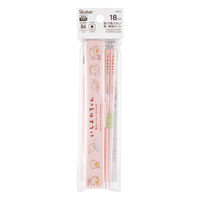 スケーター 音の鳴らない箸・箸箱セット いしよわちゃん 530549 1個（直送品）