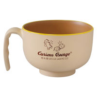 カノー 汁椀 おさるのジョージ CG 塗手付汁わん アイボリー 495520 1個（直送品）