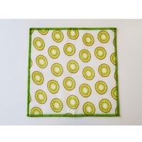 クラシック フルーツふきん キウイ 約30×30cm 1枚 小久保工業所