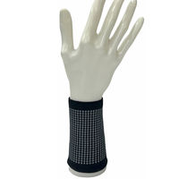 エバナース ケアオール VITALITY リストバンド 2枚組 ブラック ECR-510202 1S(2枚)（直送品）