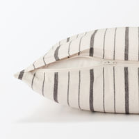 無印良品 綿洗いざらしクッションカバー ４３×４３ｃｍ用 生成ストライプ 良品計画