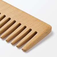無印良品 ブナ材ヘアコーム 全長約１０．７ｃｍ 良品計画
