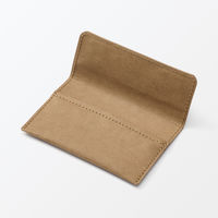 無印良品 ジーンズラベル 名刺ケース ブラウン 良品計画