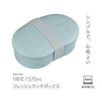 フレッシュランチボックス 570ml ソラ DJV-570 SRA 食洗機可 電子レンジ可 1段式お弁当箱 サーモス