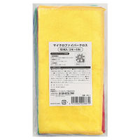 マイクロファイバークロス 5色アソート MFCー1（2枚×5色） 1セット（1パック（10枚入）×3）伊藤忠リーテイルリンク