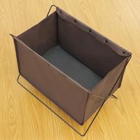 LIV PLUS ベストコ 荷物置き ボックス型 S 折りたたみ 収納 ブラウン フロアーラック ND-3581 1個