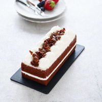 カットもできる長皿 M ブラック ALC30 1個 食器 まな板 刺身 パン スイーツ 時短 飲食店 そのまま出せる 伊原企販