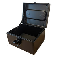 仁張工作所 スチール片開工具箱 ブラック NIKK-01ST-B 1台（直送品）