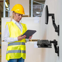 Ergotron LX Pro ウォールマウントキーボードアーム ブラック 45-685-292 1台（直送品）