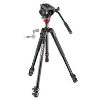 マンフロット MVH500AHビデオ雲台+レベリング付きアルミ三脚 MVK500190XV 1台（直送品）