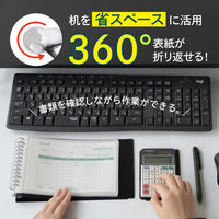 リヒトラブ AQUA DROPs クリヤーブック<ポケット交換タイプ> ファイル B6 黒 N5008-24 1冊（直送品）