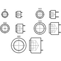 東京パーツセンター ラクテム 六角穴付ボルト用キャップ 黒色 M10 CBCSB10 1袋(4個) 713-3670（直送品）