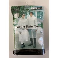 丸十コーポレーション 丸十 PEVAポケットコート サイズ:M クリア 04000572-004-01 1着（直送品）