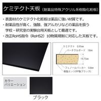 実験用作業台/耐荷重150kg 固定式H950mm 中間棚付き 耐薬品ケミテクト天板 ワークテーブルLABシリーズ SLKHー1890FーB（直送品）