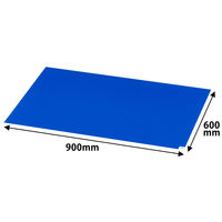 現場のチカラ　帝人フロンティア　粘着マット　青　1セット(1シート(30枚)×8) オリジナル