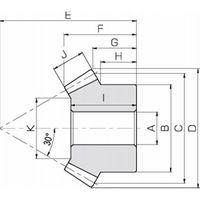 小原歯車工業 マイタ アンギュラマイタ(焼入プラス) SAMーH SAM3ー20045H 1個（直送品）