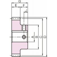 小原歯車工業 ねじ歯車(スパイラルギヤ) ねじ歯車(焼入プラス) SNーH [Jシリーズ] SN2ー30RHJ28 1個（直送品）