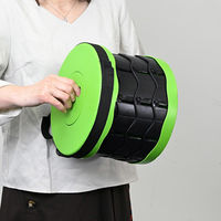 ファミリー・ライフ 便利な伸縮式スツール オレンジ 0464610 1個（直送品）