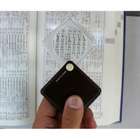 コンテック ポケットルーペ角 ブラウン LP-816P 1個（直送品）