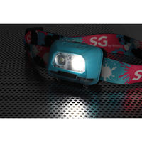 ジェントス SG 多機能防水乾電池式ヘッドライト SGHL-02D 1台（直送品）