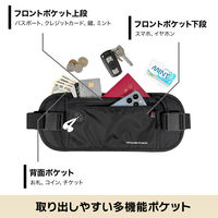 仕掛人101合同会社 服で隠せるスキミング防止ウエストバッグ XB01 1個（直送品）