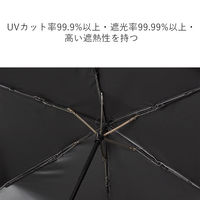 ZENTENKOU 折 55cm スモーキーホワイト S355-1127WH1-BB 1本 晴雨兼用 日傘 ウォーターフロント