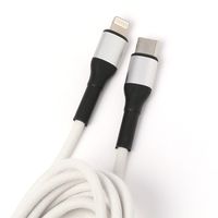 USB Type-C & Lightningケーブル（2m） アイボリー 1セット（1個×6） LAKOLE/ラコレ