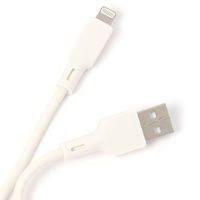 Lightningケーブル（2m） アイボリー 1セット（1個×6） LAKOLE/ラコレ