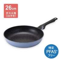 軽い フライパン 26cm ガス火専用 ラクカル 000DW5901 1個 特定PFASフリー 貝印