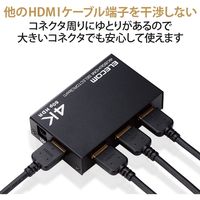 HDMI切替器(3ポート) PC マルチディスプレイ ミラーリング 専用リモコン付き DH-SW4KP31BK エレコム 1個