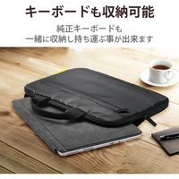 Surface Go3 Go2 Go パソコンケース ハンドル付き 軽量設計 ブラック TB-MSG3IBHBK エレコム 1個