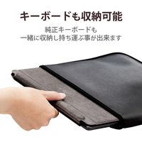 エレコム Surface Pro8/ProX/セミハードポーチ/ブラック TB-MSP8SHPBK 1個